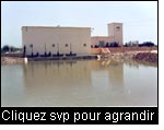 Toutes les eaux de drainage du périmètre de Boundoum se joignent à la station de drainage de Gaëla (photo) pour être évacuées dans le drain de l’émissaire du delta du fleuve Sénégal. (Photo : Madine Ndao, CIC/SAED)