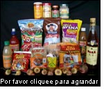 Gama de productos de maca disponibles en Perú, 2002. (Foto: Ivan Manrique, Centro Internacional de la Papa)